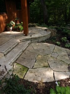 woodland flagstone patio